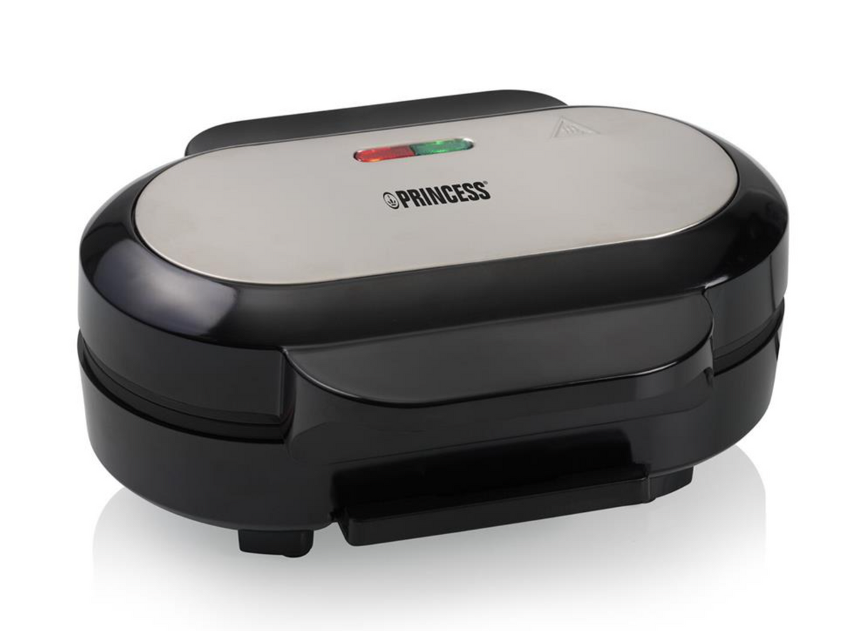 Princess 110902 Hamburgergrill 1000W Antiaanbaklaag 23,5 x 12,7 cm Zwart
