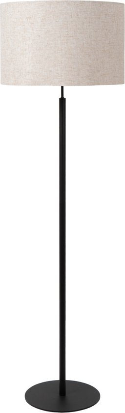 Lucide MAYA - Vloerlamp - Ø 45 cm - 1xE27 - Beige - Japandi