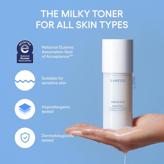 Laneige - Cream Skin - Refiner - Cerapeptide Toner - Moisturiser - 170ml