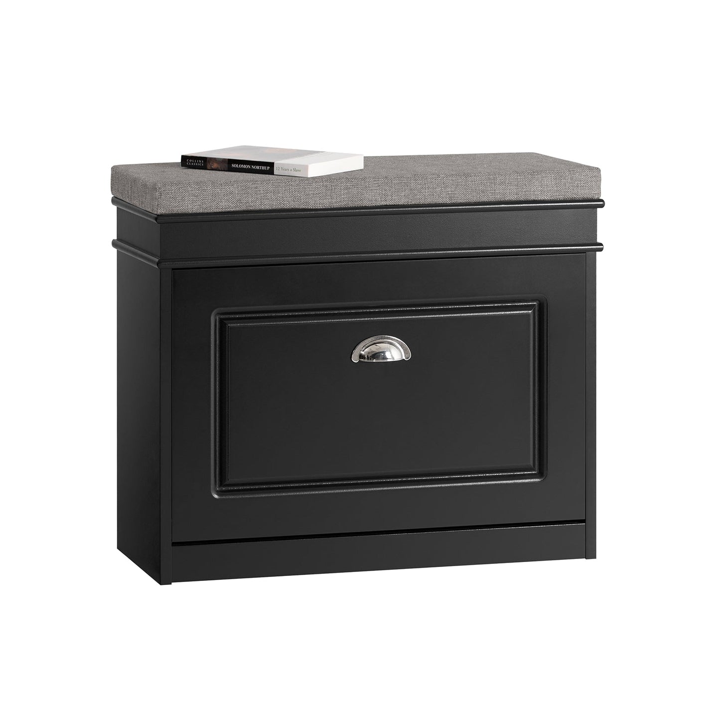 SoBuy Schoenenbank - Smal - Hout - 60 x 24 x 51 cm - Zwart
