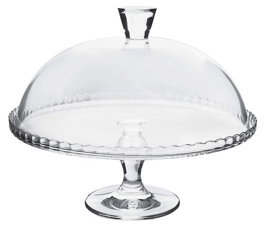 Pasabahce Plateau - Met Stolp - Glas - 32,2 cm