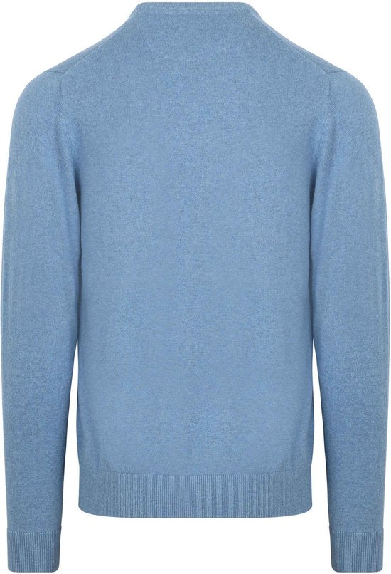 McGregor Trui Merino Blend Lichtblauw - Maat M - Heren - Pullovers