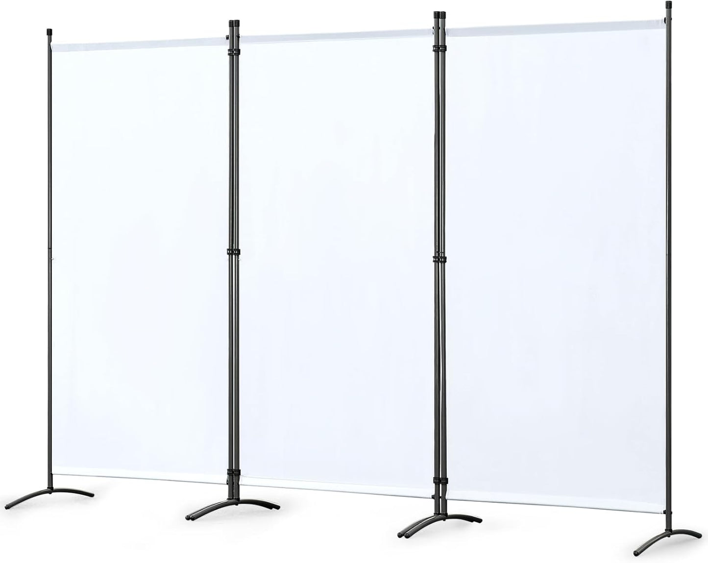 Angel Living Paravent - 3 panelen - opvouwbaar - 243 x 180 cm - Natuurlijk