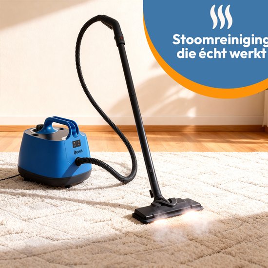 BOLLIT 17 in 1 Stoomreiniger 2000W - Tapijtreiniger - Vlekkenreiniger - Handstomer - Stoomreinigers - Reinigingsmachine - Stoommop - Vloerreiniger- Handstoomreiniger - Stoomdweil - Vloer, Badkamer, en Tapijt Reinigen