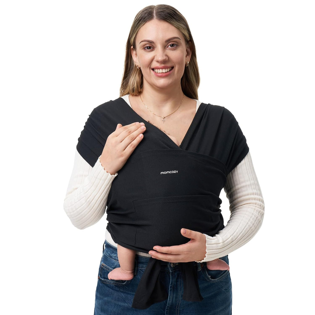 Momcozy BJ001 babydraagdoek - zwart