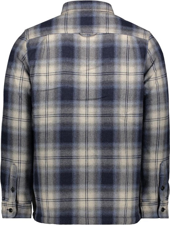 Superdry - Miller Jack Wol Blauw - Heren - Maat XL - Modern-fit - maat XL