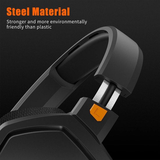 NUBWO G06 - 2.4GHz Draadloze Gaming Headset - Bluetooth koptelefoon - Met microfoon - Geschikt voor PC/PS4/PS5 - Zwart