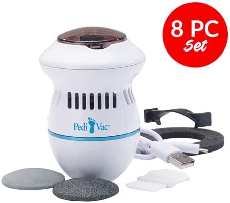 Jml PediVac elektrische eeltverwijderaar - Met afzuiging - USB-oplaadbaar - Wit