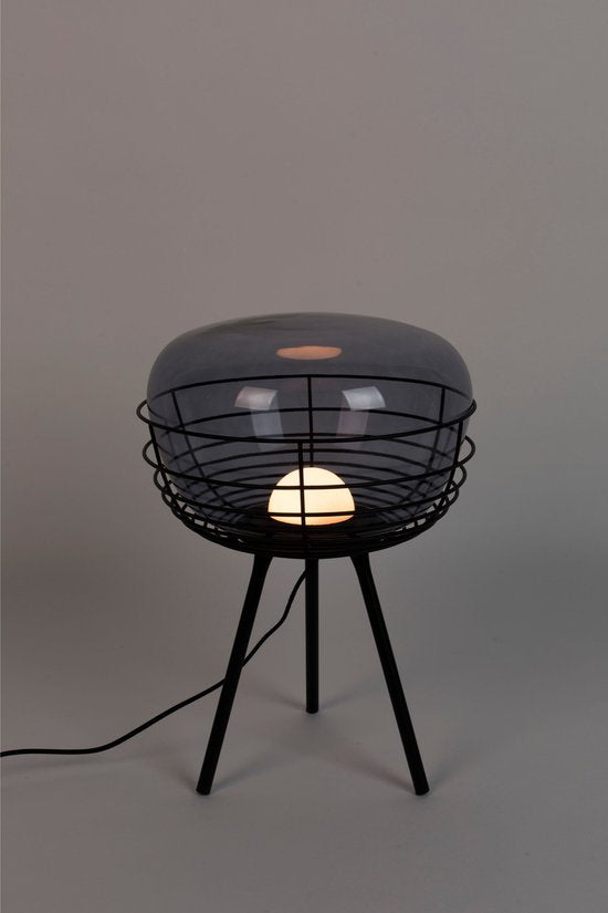 Zuiver Smokey Tafellamp Zwart - 230 V - 7W - 35.50x35.50x50cm