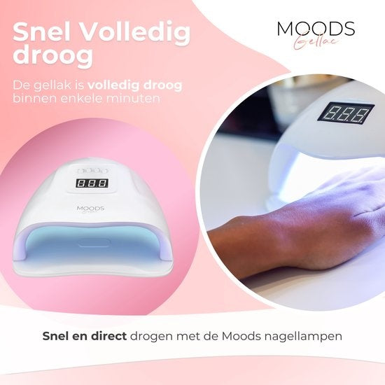 Moods Gellac 6-delige Set - Gel Nagellak - 8ML - Love Story - Gellac - Nagels - Gellak Starterspakket - Chique Kleuren