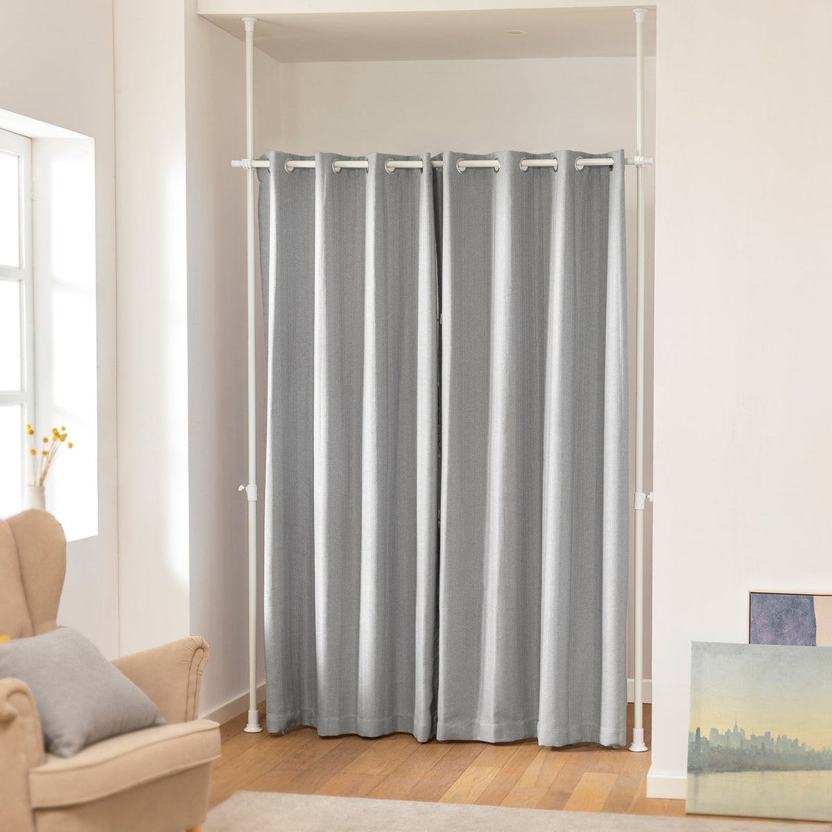 SoBuy Verstelbaar Gordijn - 162-270 x 199-285 cm