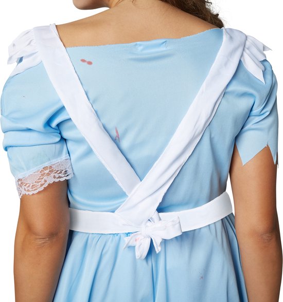 Dressforfun Zombie Alice XXL - verkleedkleding kostuum halloween verkleden feestkleding carnavalskleding carnaval feestkledij partykleding - 302244