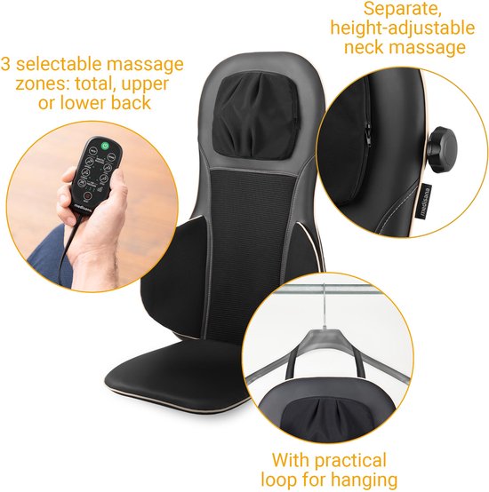 medisana MC 825 - Shiatsu-acupressuur massagekussen