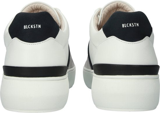 Blackstone MARBLE COLTON - DG513 Wit Donkerblauw - Sneaker (laag) - Heren - Wit - Maat: 43