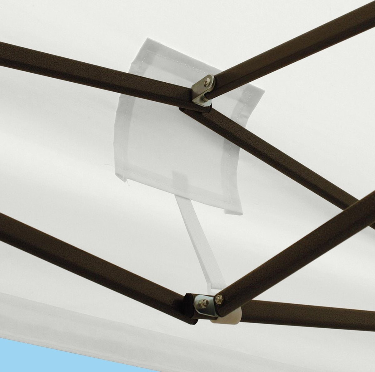 LifeGoods Partytent Easy Up - 3x3 m - Wit - Waterdicht - In hoogte verstelbaar - Inclusief draagtas met wieltjes