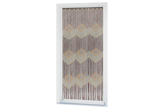 Wenko Kralengordijn Bamboe Handgemaakt - Deurgordijn voor Balkon en Terras - 90 x 200 cm - Meerkleurig
