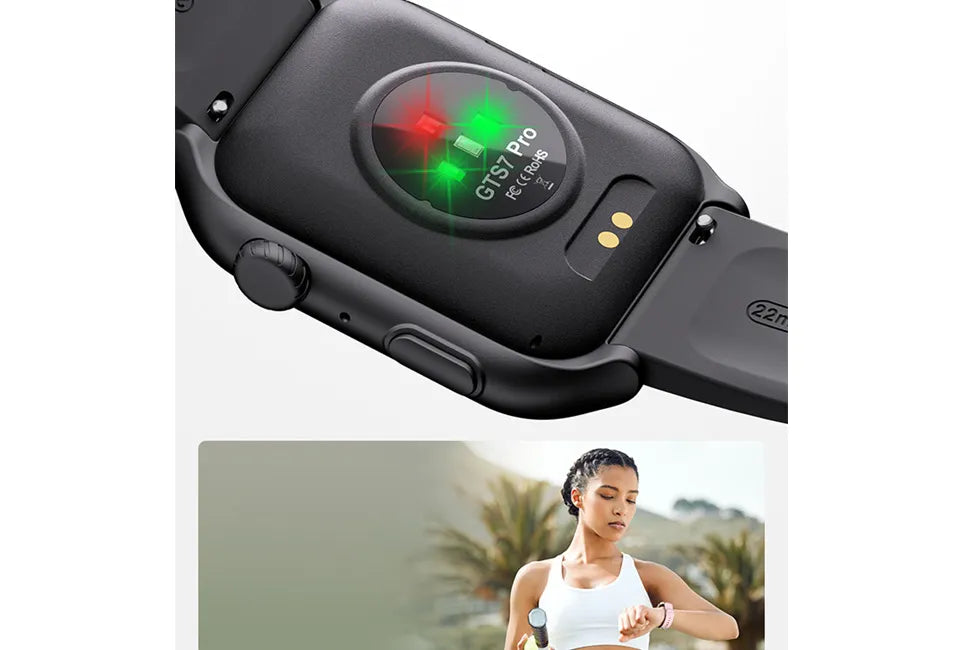 Vlectro Smartwatch 2.0 - Rechthoekig - 2 inch HD - Bluetooth Bellen - Zwart