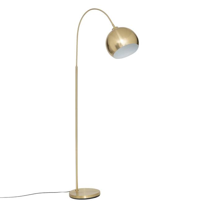 Atmosphera Floris Gebogen Booglamp Goud - Vloerlamp H177 cm