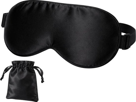 Nuvance Slaapmasker - Zijden - Oogmasker - Verstelbaar - Ademend Ontwerp - voor Mannen & Vrouwen - Slaapmaskers