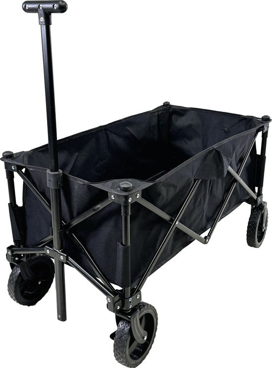 Bolderkar opvouwbaar - draaibare massieve wielen - stevig frame - 75 kg belastbaar