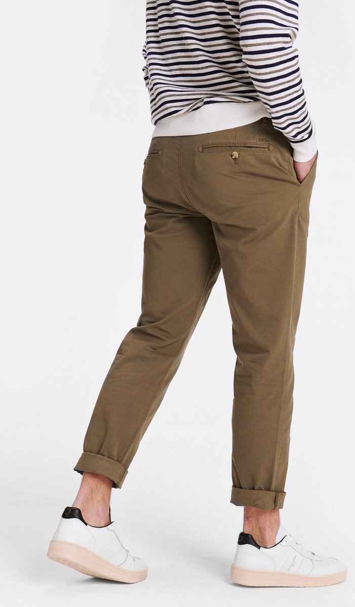 McGregor - Regular Fit - Chino - Garment Dyed - Bruin -Maat W32 - L34