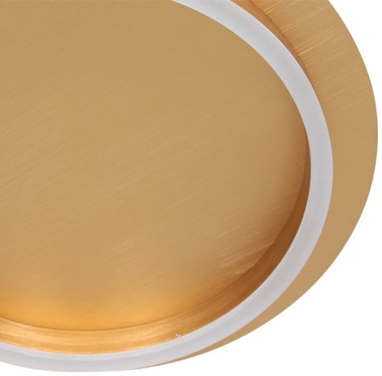 Plafonnieres Ringlux 3655GO gouden plafondlamp Ø32cm met geïntegreerde LED verlichting van Steinhauer