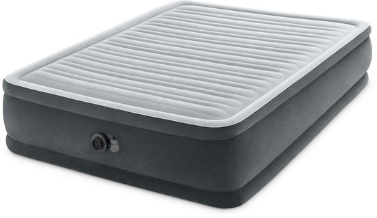 Intex Queen Comfort-Plush Luchtbed met ingebouwde pomp - 203x152x46 cm