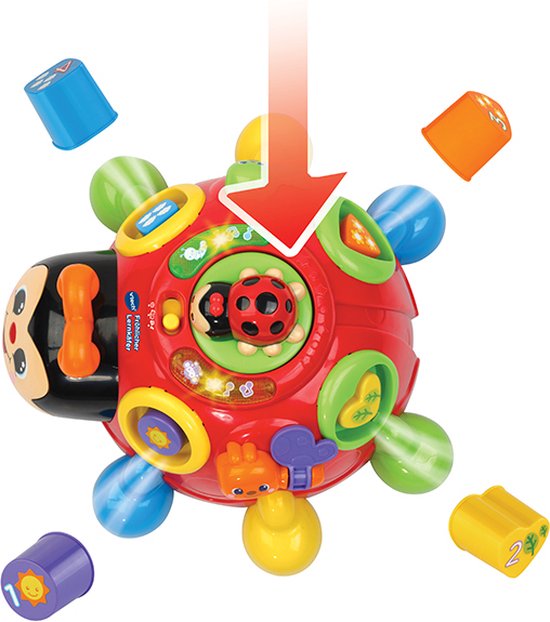 VTech Baby Vrolijke Vormenkever - Educatief Speelgoed - Activity Center - 1 tot 3 Jaar - Duitstalig