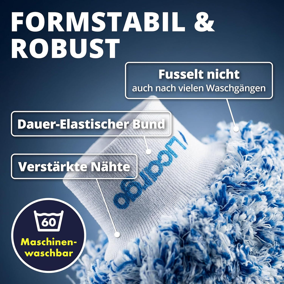 LICARGO Microvezel Autowashandschoenen - 2 Stuks - 23 x 19 cm - Wit