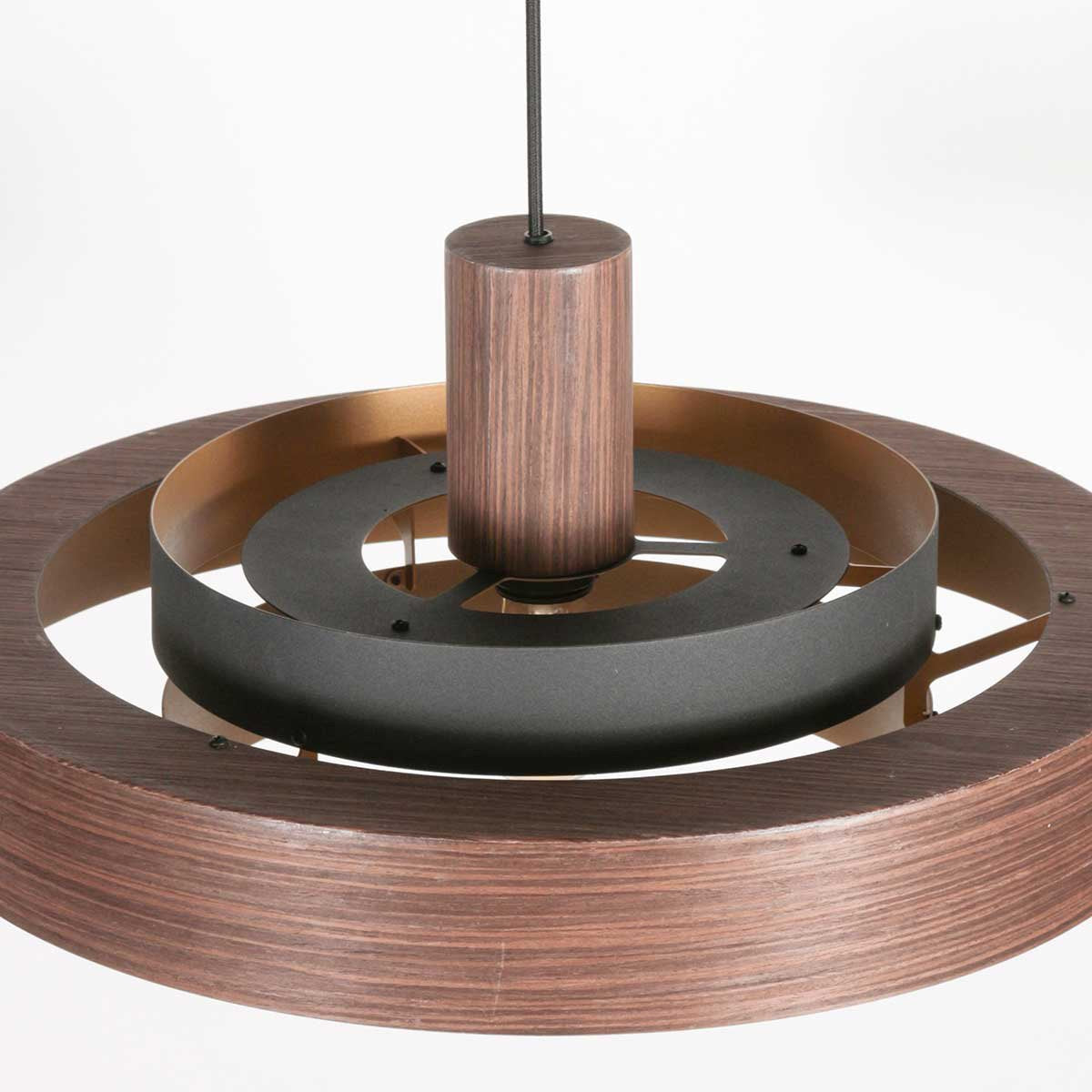 Anne Lighting - hanglamp - Flinter - bruin - metaal - Ø 50cm - E27 - 3329E