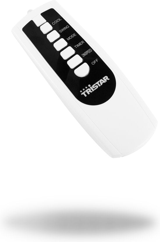 Mobiele Aircooler – Instelbare Timer – Afstandsbediening – Geen Slang Nodig – Koelt & Verfrist – Tristar AT‑5468 – Wit