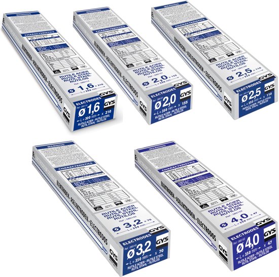 GYS Laselektrode 70 stuk(s) (Ø x l) 3,2 mm x 350 mm 115 A (max.)