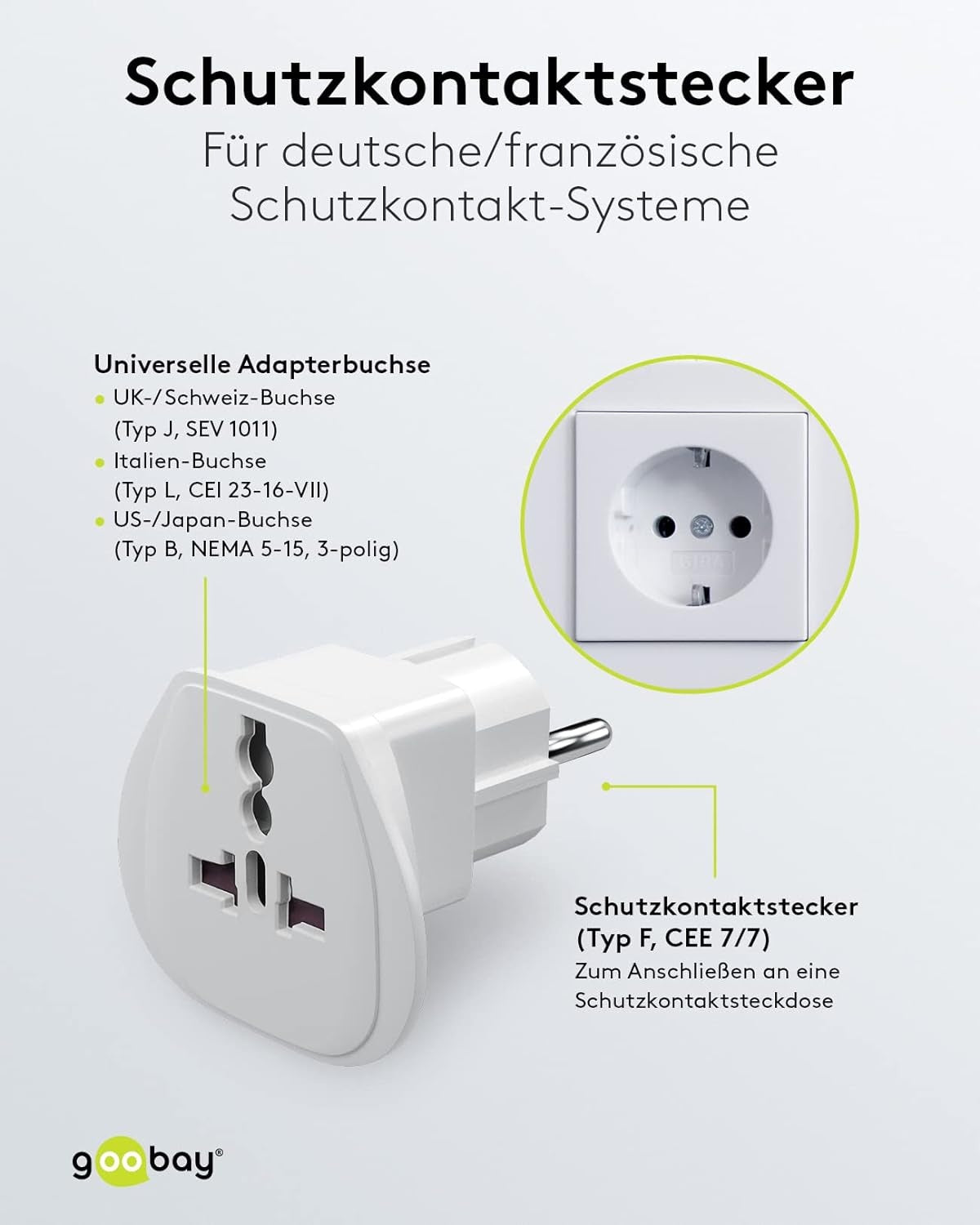 Goobay Reisstekker - CEE