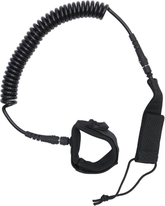 EvoNautic SUP Leash 10ft - Enkelkoord voor SUP - Lengte van 3 meter - Verstelbare enkelband - Geschikt voor alle boards - Gemaakt van sterk en duurzaam materiaal