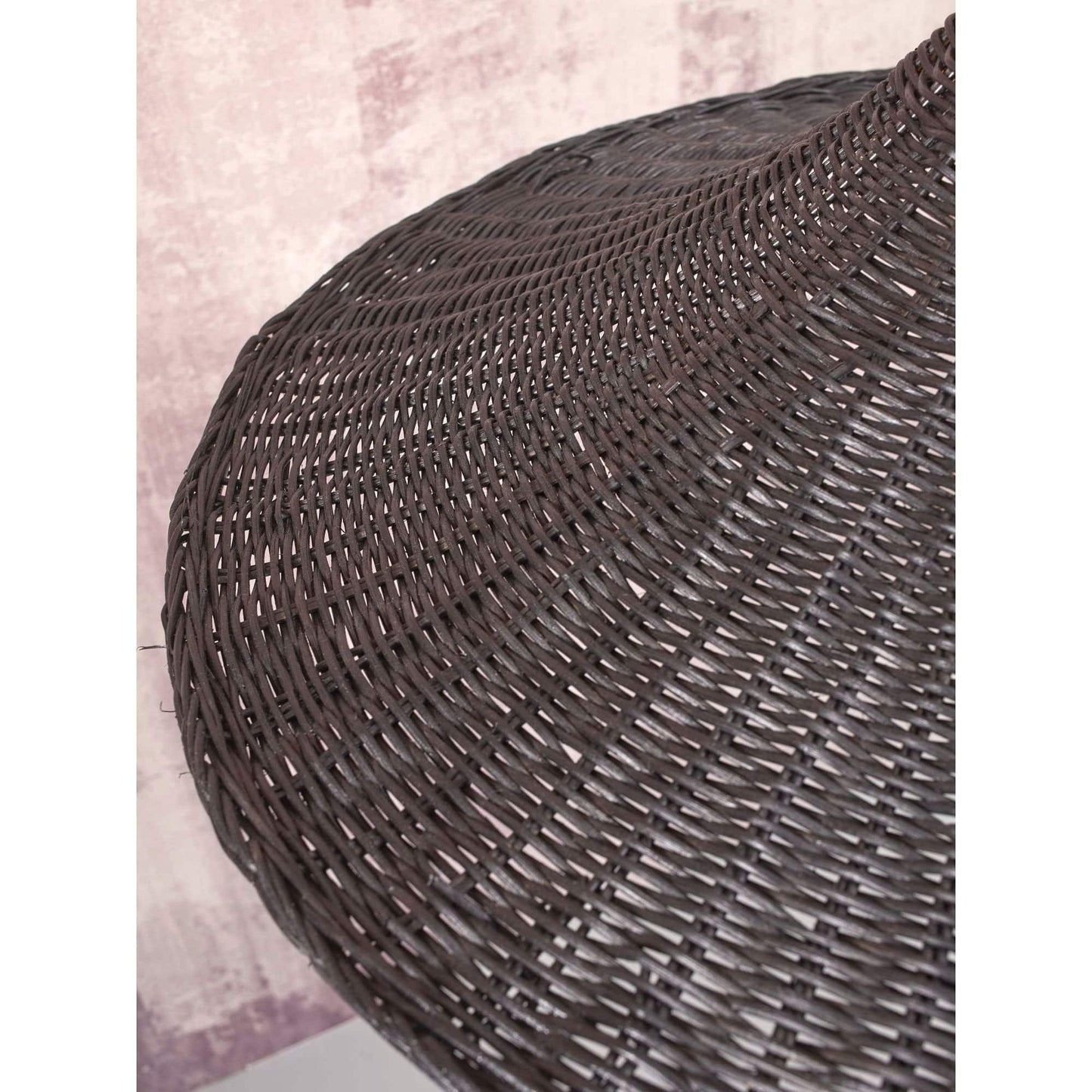 Good&Mojo Hanglamp Borabora – Ø70cm – Rotan – Zwart