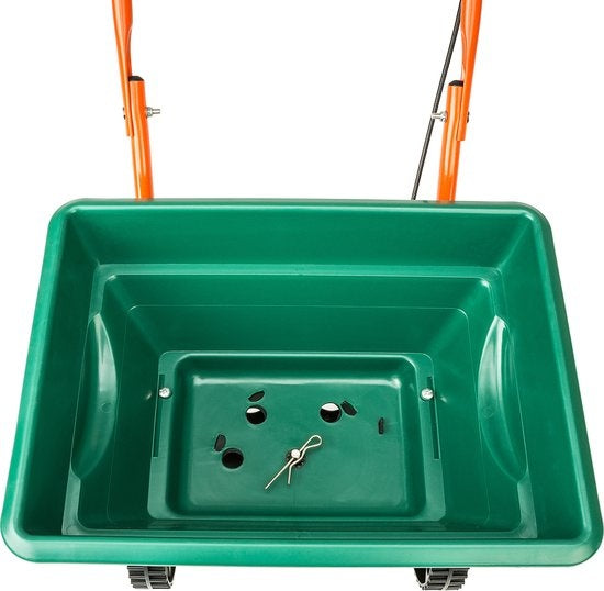 Tectake - Strooiwagen - 25 liter - 402424