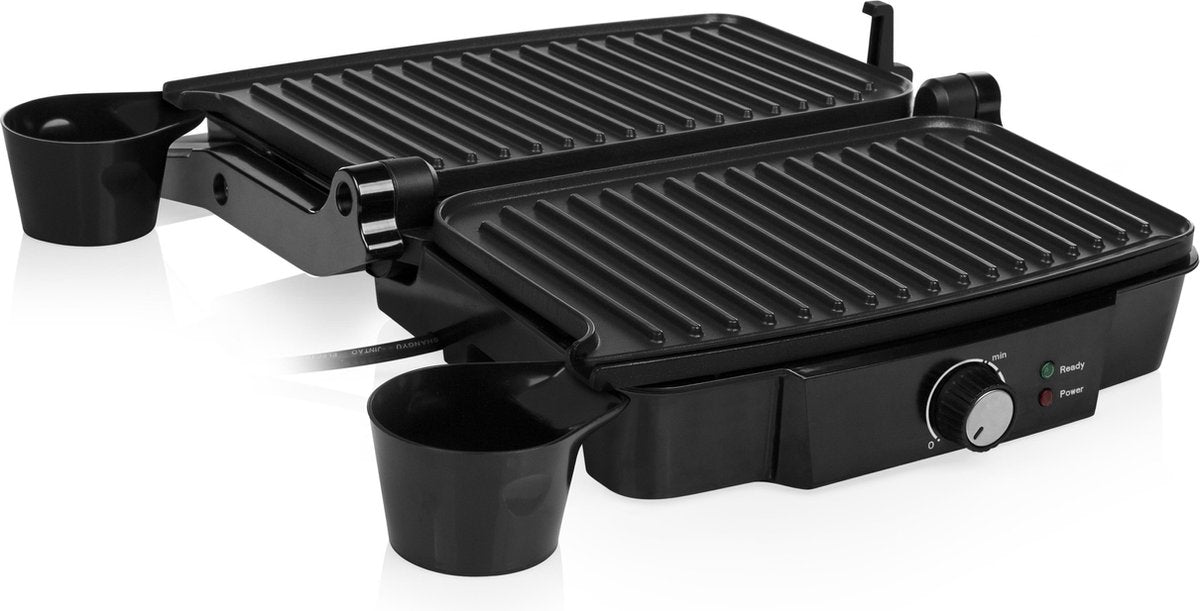 Tristar PD-4958B Contactgrill - 1000 W - 23 x 14,5 cm - Zwart