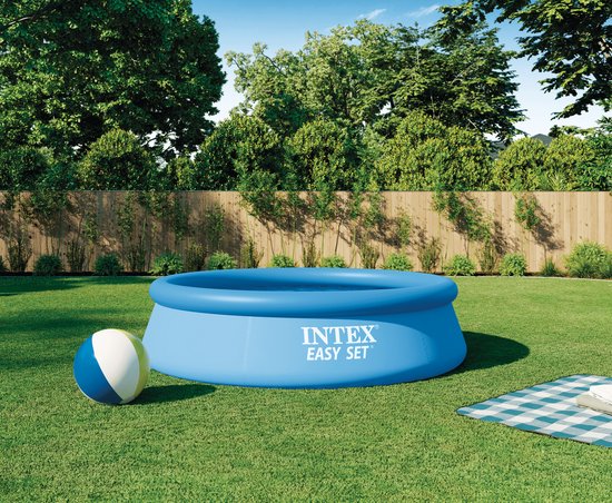 Intex Easy Set Opblaaszwembad Set - Ø 305 x 76 cm met filterpomp