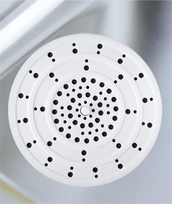 Wenko Gootsteenzeef Sava 12 Cm Siliconen Wit