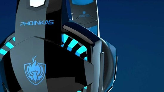 PHOINIKAS G2000 BT Bluetooth Laptop Gaming headset met microfoon Over-ear Koptelefoon -Zwart