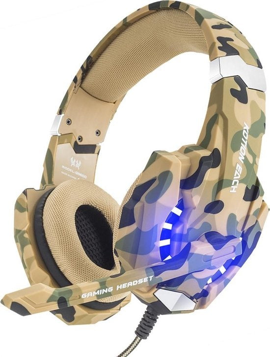 Kofire Valorise 2.4Ghz PS4 Draadloze Gaming headset - 7.1 Surround Sound - met Retractable ENC microfoon - Over-ear PS5 Koptelefoon - Multiplatform - Zwart rood