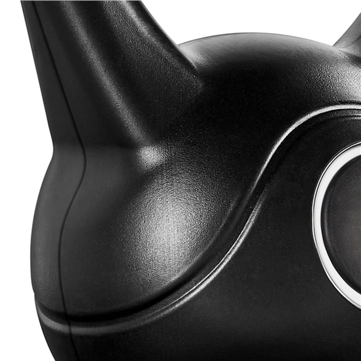 Yaheetech Kettlebell 8 kg – Voorzien Van Brede Handgreep En Platte Basis En Anti-Roll Ontwerp – Voor Krachttraining En Thuisgym – Zwart Kunststof En Beton – 22,5 x 19,5 x 26 cm