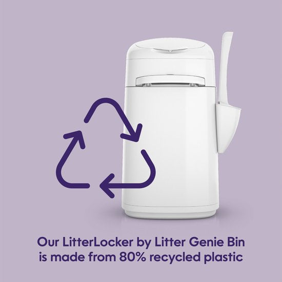 Litter Locker Litterlocker By Genie - Kattenbakaccessoires - 24,3x23x7 cm Wit
