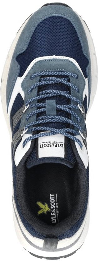 Lyle & Scott Lennox Sneakers Laag - Blauw - Maat 44