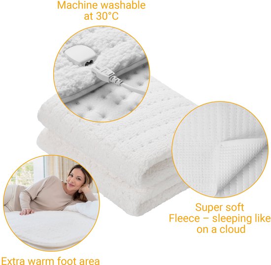 medisana HU 672 - Warmtedeken fleece maxi