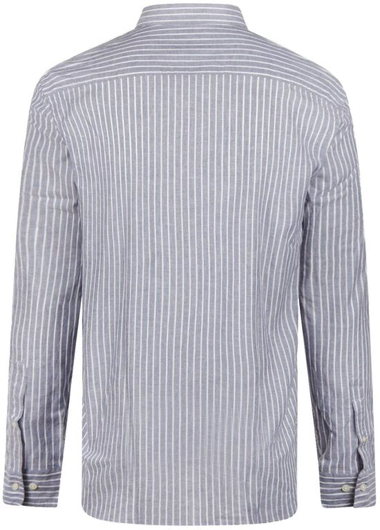 McGregor Overhemd Cotton Linen Strepen Indigo - Maat XL - Heren