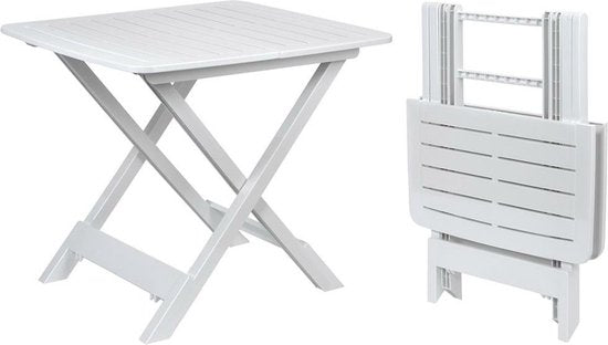 Pro Garden Klaptafel - Wit - 45x43x50cm