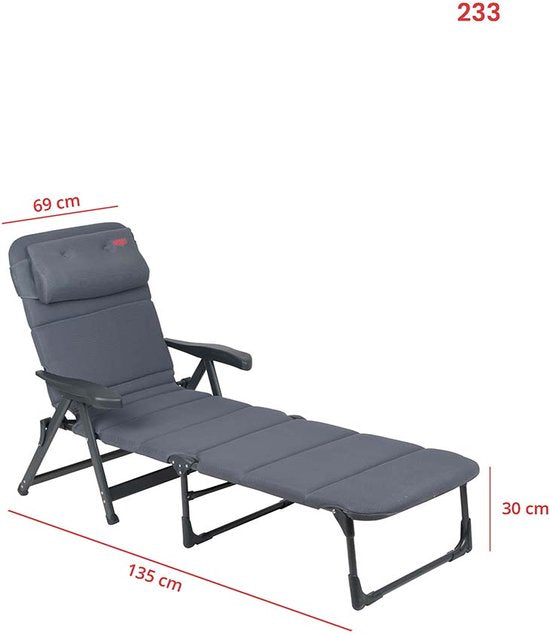 Crespo - Ligstoel - AP/233 - Air-Deluxe - Blauw