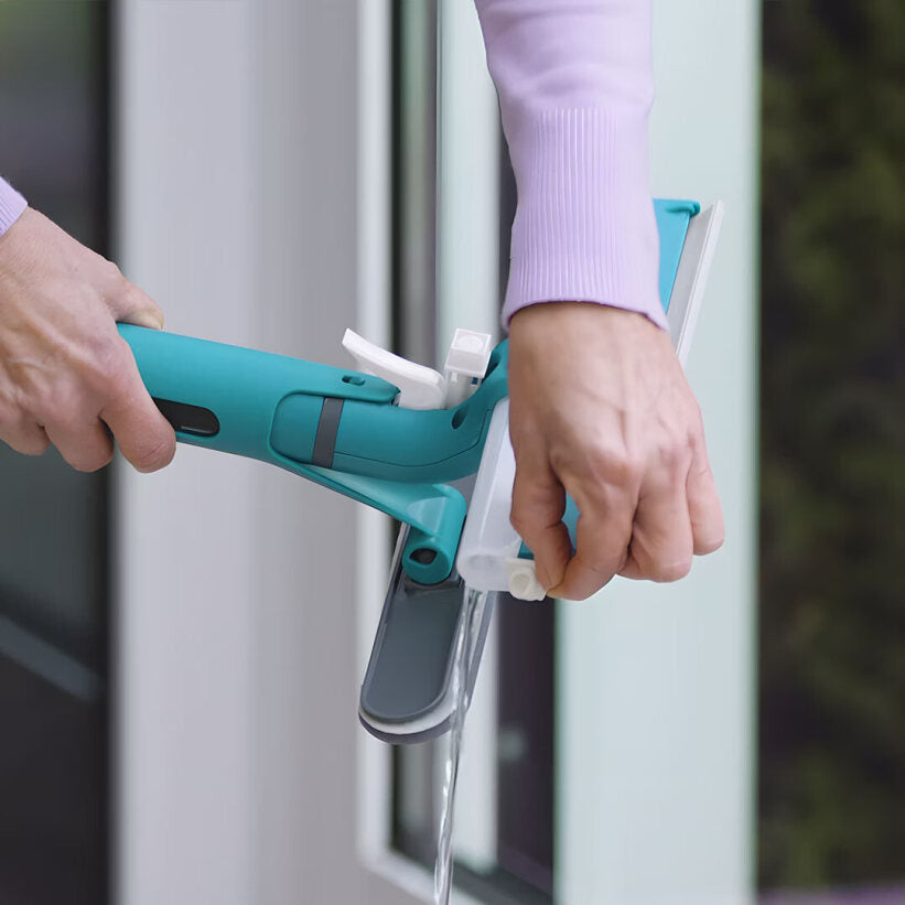 Livington WindowBuddy 3-in-1 raamreiniger met telescopische steel en vuilwatertank