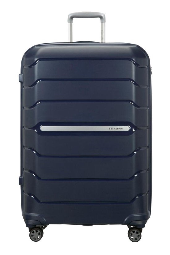 Samsonite Reiskoffer - Flux Spinner 68/25 Uitbreidbaar (Medium) Navy Blue